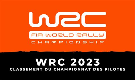 classement rallye wrc 2023